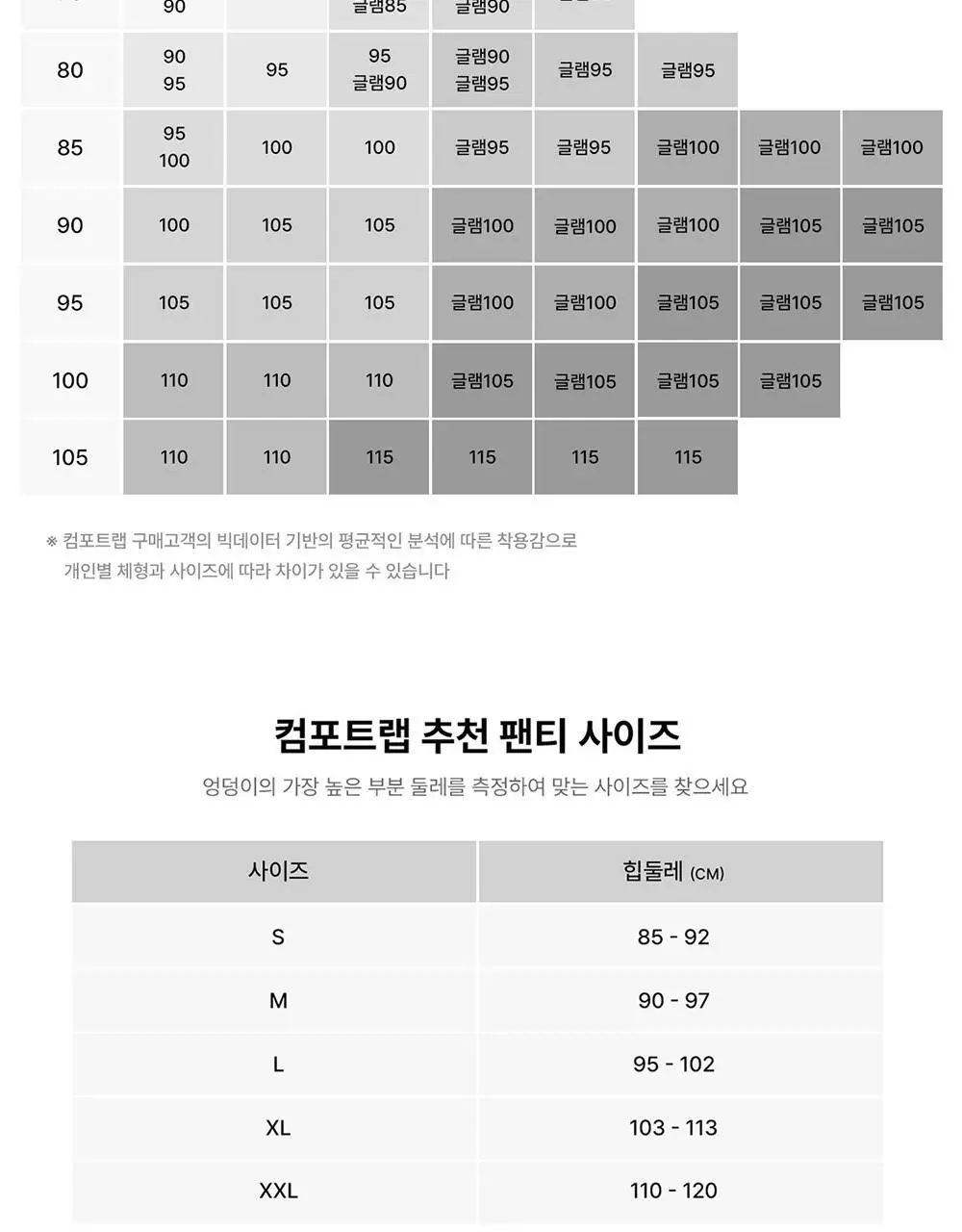 [컴포트랩] 듀얼 쿨 니플브라렛 세트 4colors 상세페이지 33